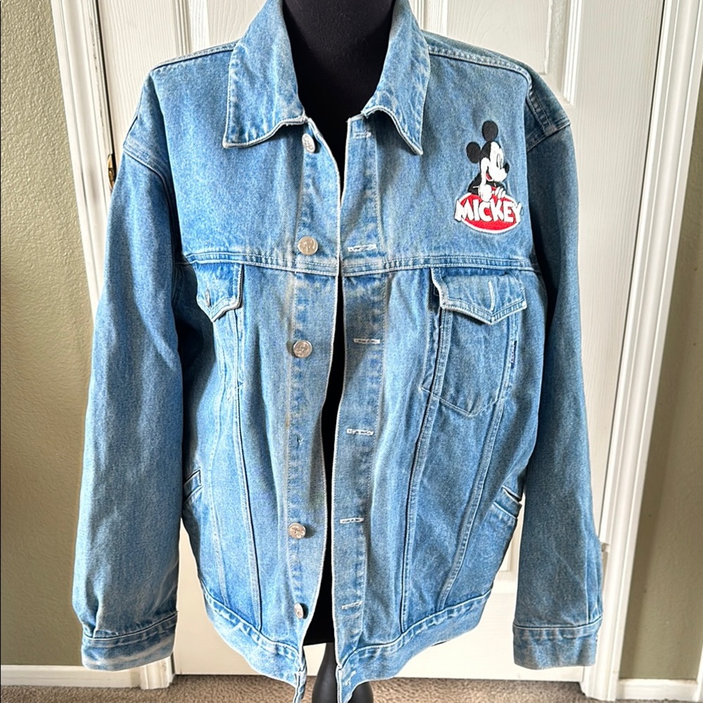 Disney Mickey Mouse Light Blue Jean Jacket